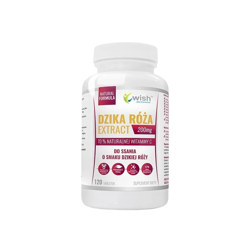 Wish Pharmaceutical Kibuvitsaekstrakt 200mg Toidulisand 120 Närimistabletti