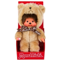 MONCHHICHI Pehmoleluapina karupuvussa, 20 cm