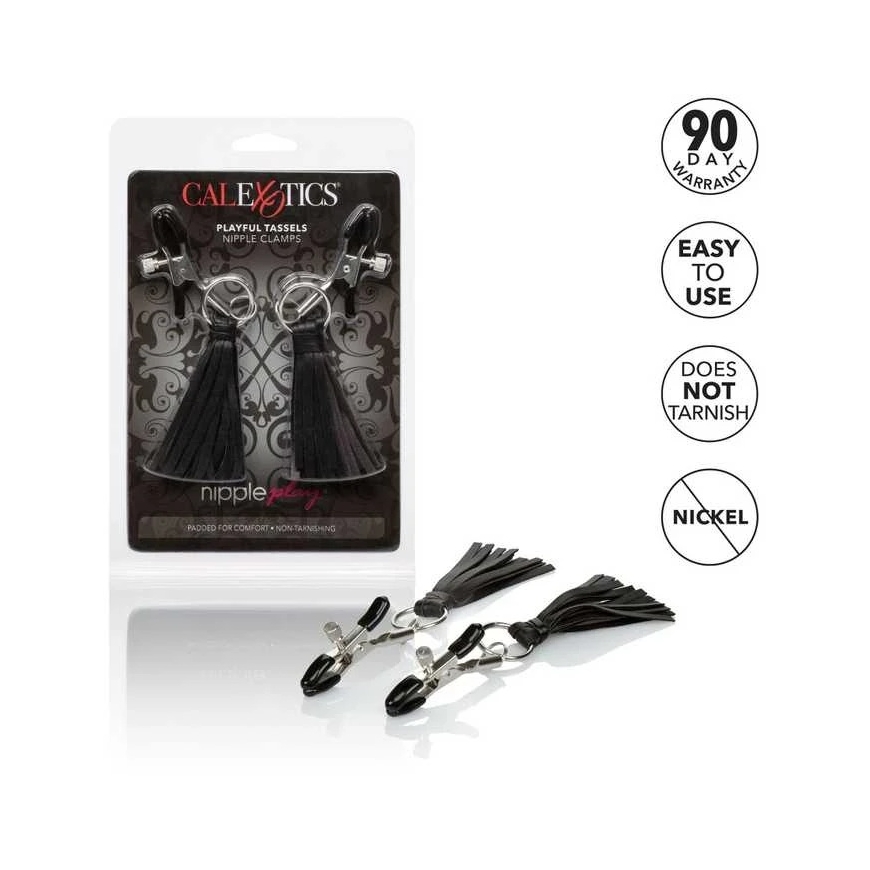 Calexotics Dekoratiivsed reguleeritavad niplipinkserid BDSM seotus – 5