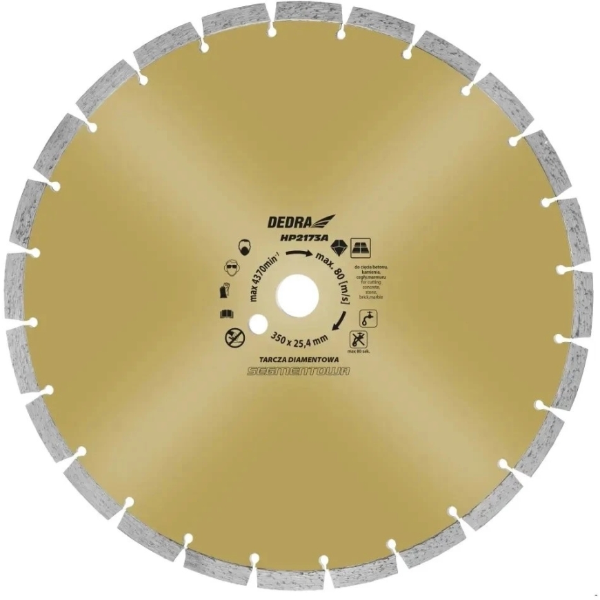 Dedra Betona griešanas disks 350x25,4 mm ded8836 – 2