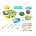 Gazelo Kitchen Set in Basket G210570 91288 Gazelo Kitchen Set in Basket G210570 91288