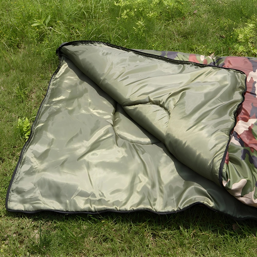 Sleeping Bag Mummy Sleeping Bag for Tourists, 2 in 1, Tent Blanket, Hood, Cover, 210x75cm - s212 – 5