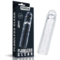 Lovetoy Kirkas silikoninen peniksen suojus 19 cm