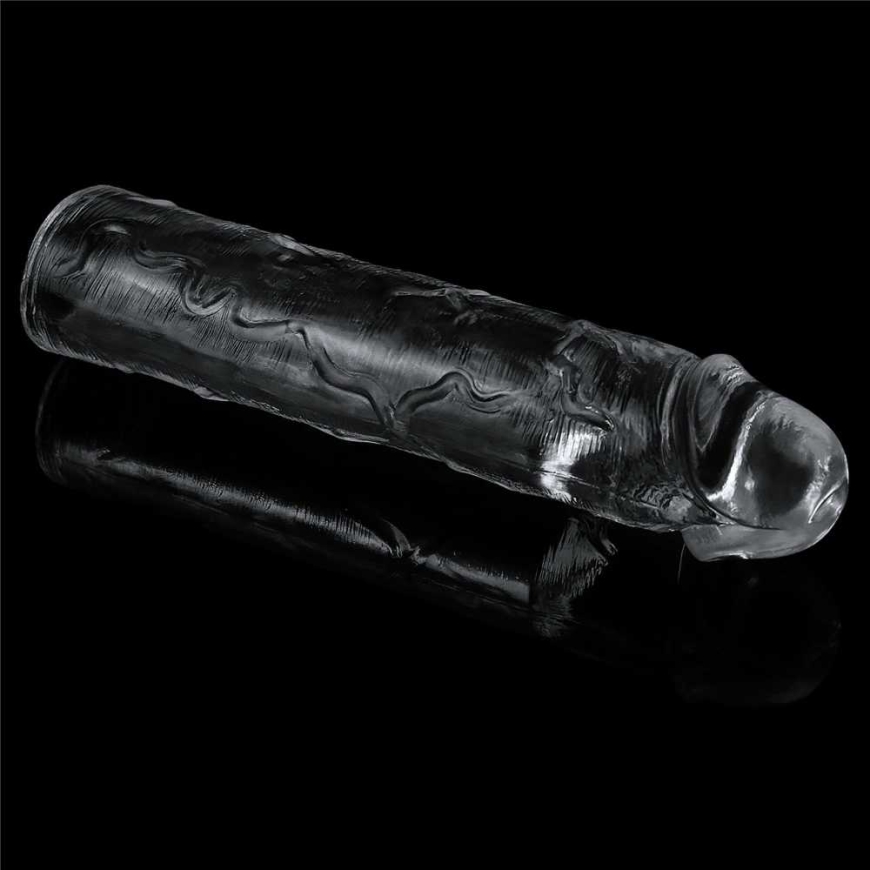 Lovetoy Clear Silicone Penis Sleeve 19 cm – 4
