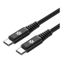 Celly USBCUSBC100WBK USB cable 2 m USB C 100 W Black