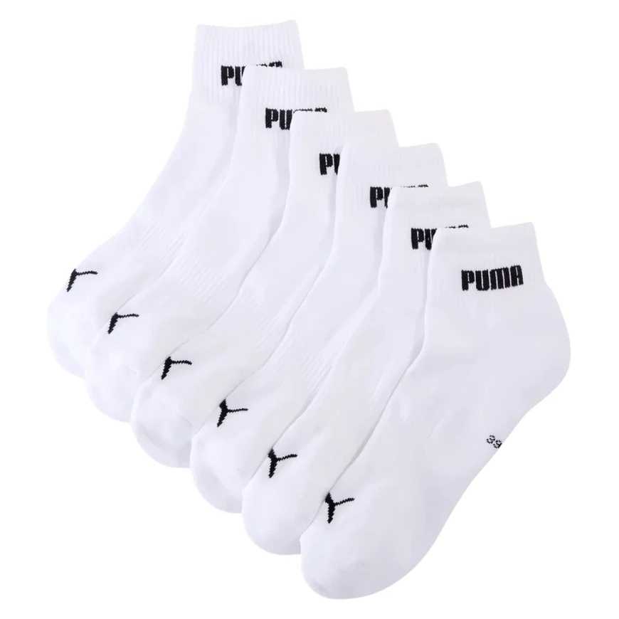 Puma Cushioned Quarter Socks, 3 Pack 938393-01 – 3