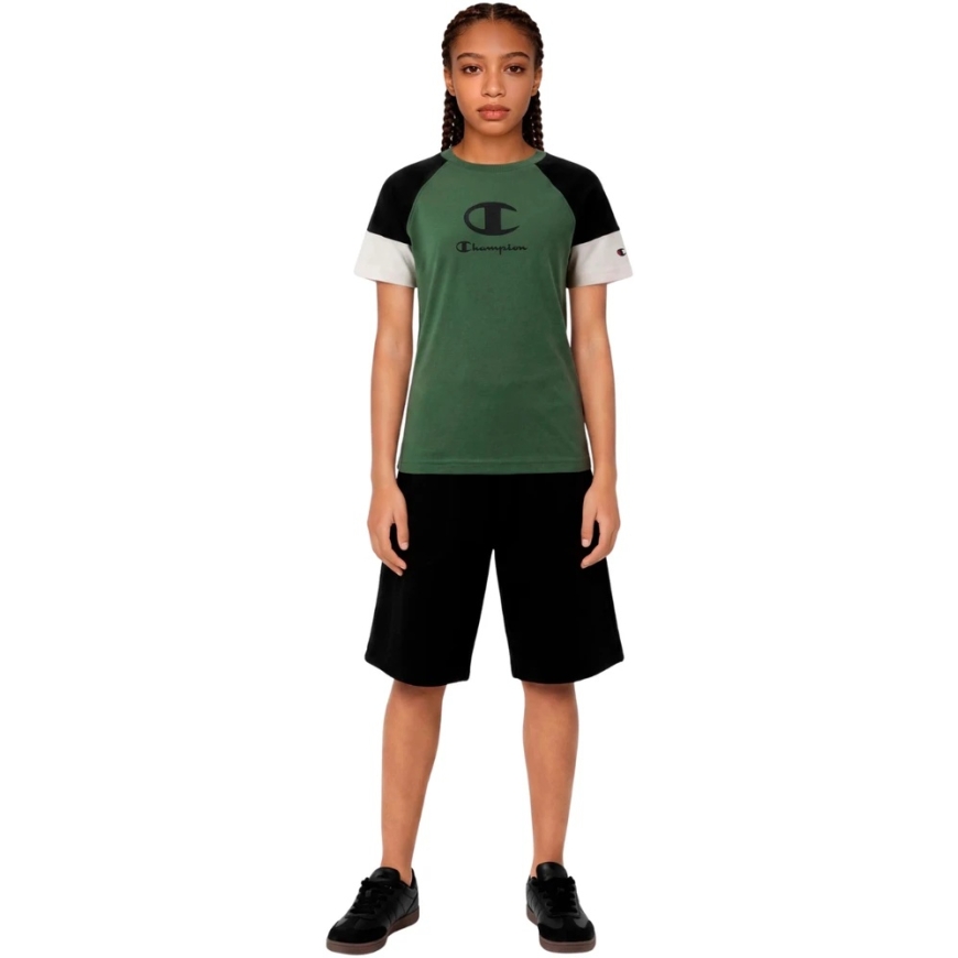 Champion SS Tee lapsille vihreä 307719 GS548 (M) – 5