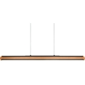 Trio Deacon Pendant Light, 5000 lm, 2700/4000/6500 K, LED 42 W, 110 cm, black/wood Trio Deacon Pendant Light, 5000 lm, 2700/4000/6500 K, LED 42 W, 110 cm, black/wood