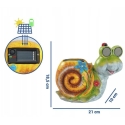 Maximex Solar Powered Garden Figurine - Snail LED with Glowing Eyes, 21 x 18.5 cm