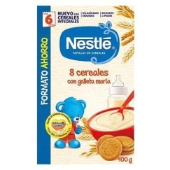 Каша Nestle 8 хлопьев с печеньем Мэри 900г
