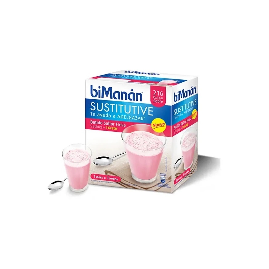 Bimanán Коктейль-заменитель клубники 5+1 шт – 2