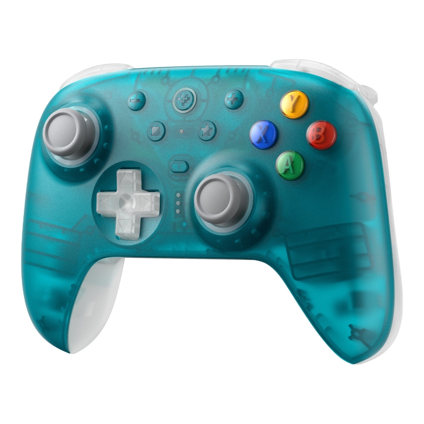8BitDo Ultimate 2 bezvadu 2.4G peliohjain, Clear Blue – 3