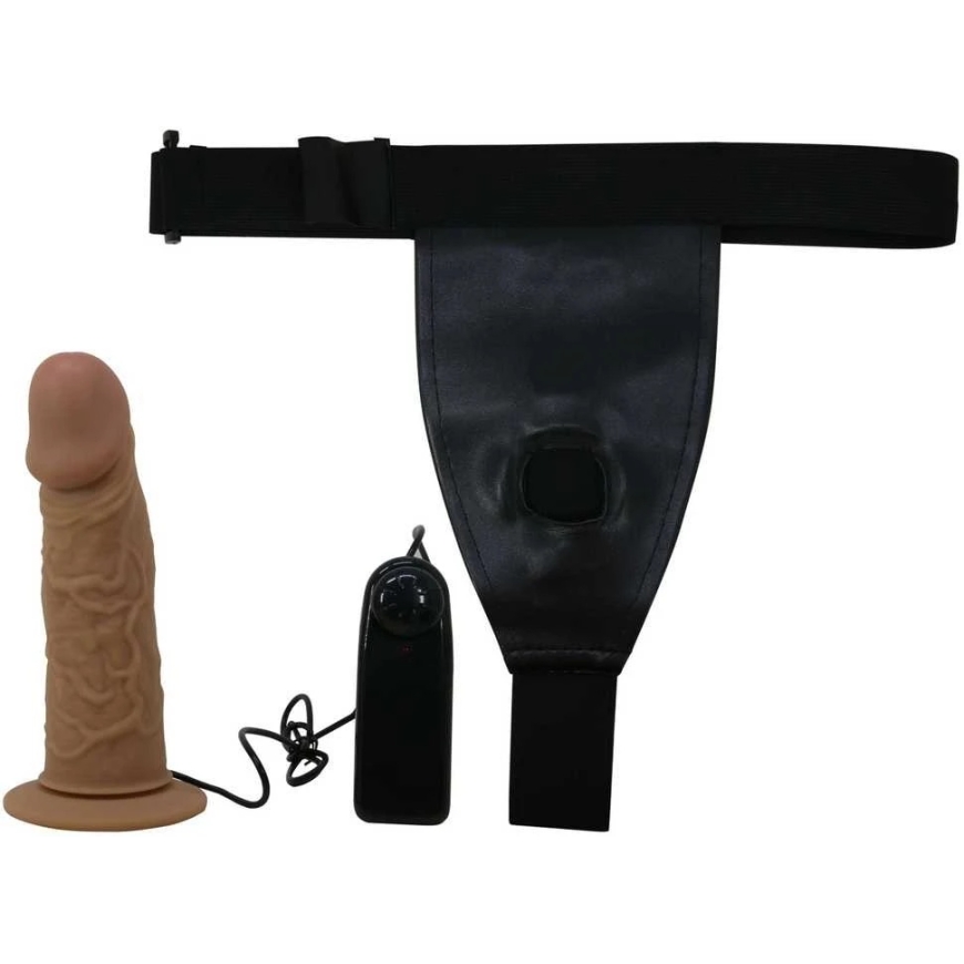 PRETTY LOVE – DIRŽŲ TRIUKŠCIYA – 6,8 дюймовый "Dildo" вибрация "Draven Strap-On" – 3