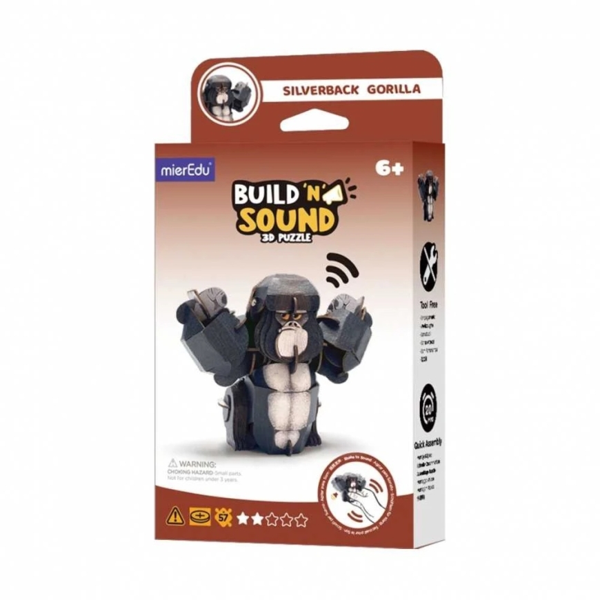 Mg Dystrybucja 3D pusle "Mieredu" - ehita ja kuula - Gorilla