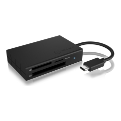 ICY BOX IB-CR401-C3 kaardilugeja USB 3.2 Gen 1 (3.1 Gen 1) Type-C Must