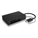 ICY BOX IB-CR401-C3 card reader USB 3.2 Gen 1 (3.1 Gen 1) Type-C Black ICY BOX IB-CR401-C3 card reader USB 3.2 Gen 1 (3.1 Gen 1) Type-C Black