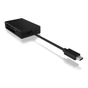 ICY BOX IB-CR401-C3 кардридер USB 3.2 Gen 1 (3.1 Gen 1) Type-C Черный