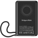 Kruger & Matz 10000 mAh ličio polimerų nešiojama baterija su QC ir PD funkcijomis, CCC sertifikatu (Azijos šalys) Kruger & Matz 10000 mAh ličio polimerų nešiojama baterija su QC ir PD funkcijomis, CCC sertifikatu (Azijos šalys)