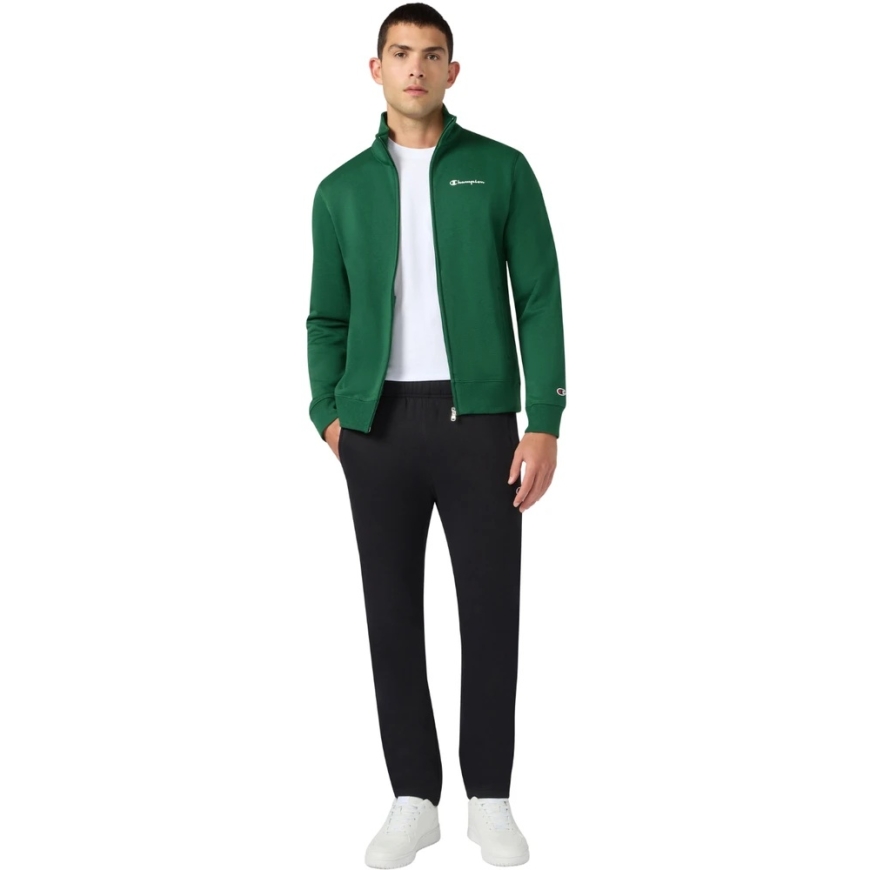Vīriešu sporta kostīms Champion Sweatsuit zaļš-melns 221786 GS559 (2XL)