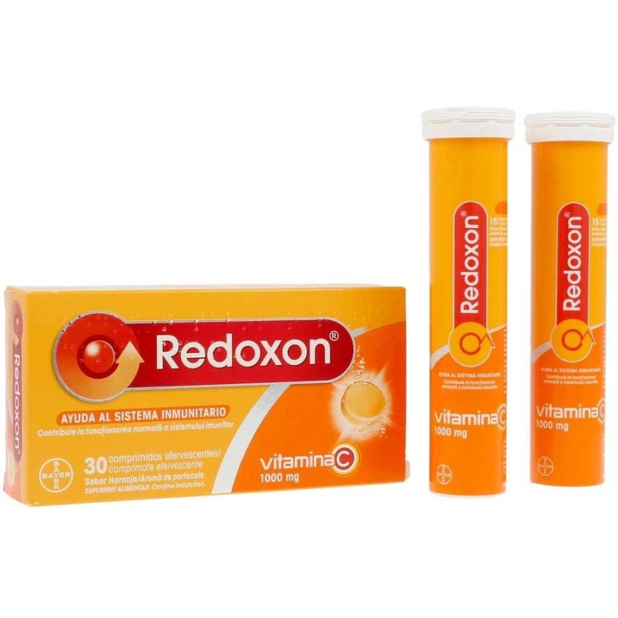 Redoxon C vitamīns 30 putojošās tabletes Apelsīns
