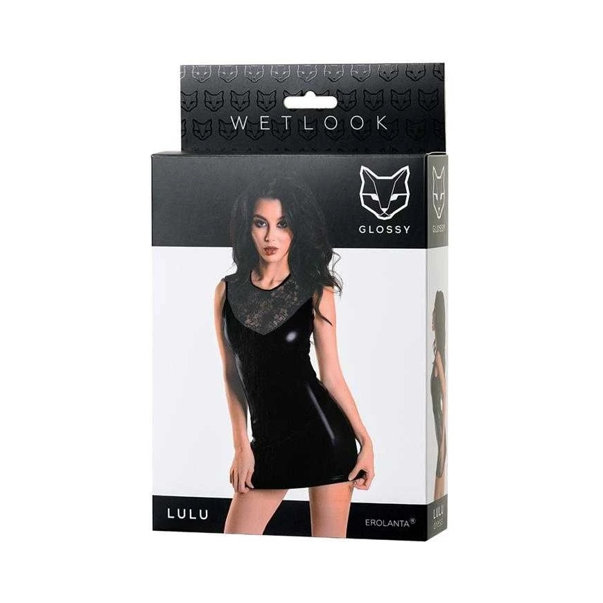 Toyfa Wetlook melna kleita LULU – 2