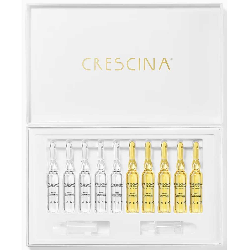 Labo Crescina Transdermic HFSC 500 Hair Growth Stimulation Ampoules, Scalp Serum for Men 10 + 10 pcs 3.5 ml