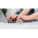 Verbatim "MyMedia MyDual USB 3.2 Gen 1", USB 3.2 Gen 1, 32 ГБ, 69269, серебристый, 69269, USB A / USB C, с поворотной крышкой