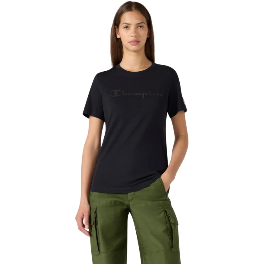 Champion Sieviešu Krekli ar Īsām Piedurknēm Melna 119125 KK001 (XL)
