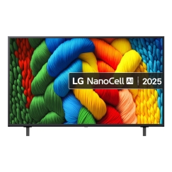 LG NanoCell AI 50NANO80A6B 127 cm (50") 4K Ultra HD Smart TV „Wi-Fi“ Juoda
