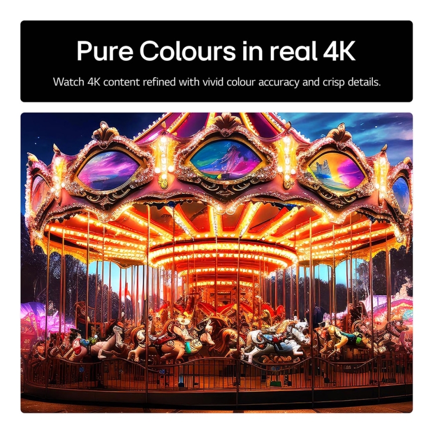 LG NanoCell AI 50NANO80A6B 127 cm (50") 4K Ultra HD Smart TV „Wi-Fi“ Juoda – 4