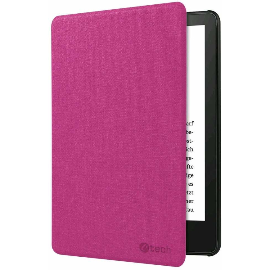 Dėklas C-Tech C-TECH Protect etui do Amazon Kindle PAPERWHITE 2024/COLORSOFT, funkcja WAKE/SLEEP, hardcover, rožinis