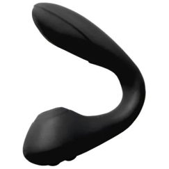 Cere, Spellbound Stimulator, Vibrator & Clit Licker 2-In-1, Air Pulse Vibrator, Curved, USB Rechargeable, Medical Silicone, Blac