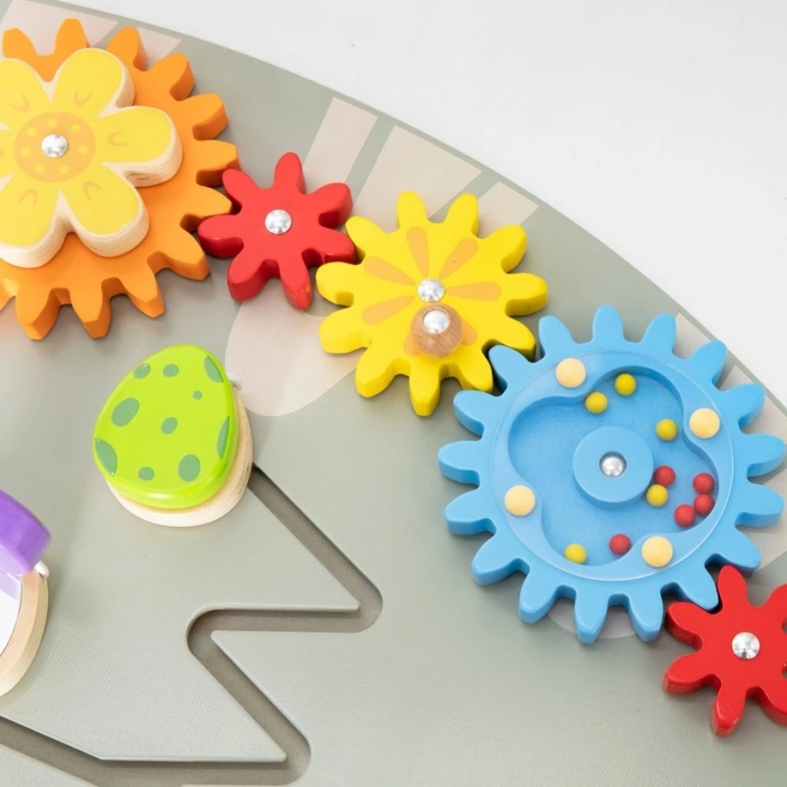Viga Toys VIGA triceratops aktivitāšu sienas paneļi no 18 mēnešiem. – 3