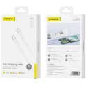 Foneng XS01 60W USB-C to USB-C Cable, 1m (White)