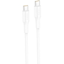 Foneng XS01 60W USB-C на USB-C кабель, 1м (белый) Foneng XS01 60W USB-C на USB-C кабель, 1м (белый)