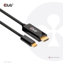 CLUB3D CAC-1334 videokaapeli-adapteri 1,8 m HDMI-tyyppi A (vakio) USB Type-C Musta CLUB3D CAC-1334 videokaapeli-adapteri 1,8 m HDMI-tyyppi A (vakio) USB Type-C Musta