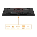 AOC G4 Q27G4ZD computer monitor 67.3 cm (26.5") 2560 x 1440 pixels Quad HD QD-OLED Black, Red