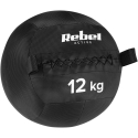 Lääketieteellinen pallo kuntoilu- ja kuntoutusharjoituksiin, 12 kg, REBEL ACTIVE