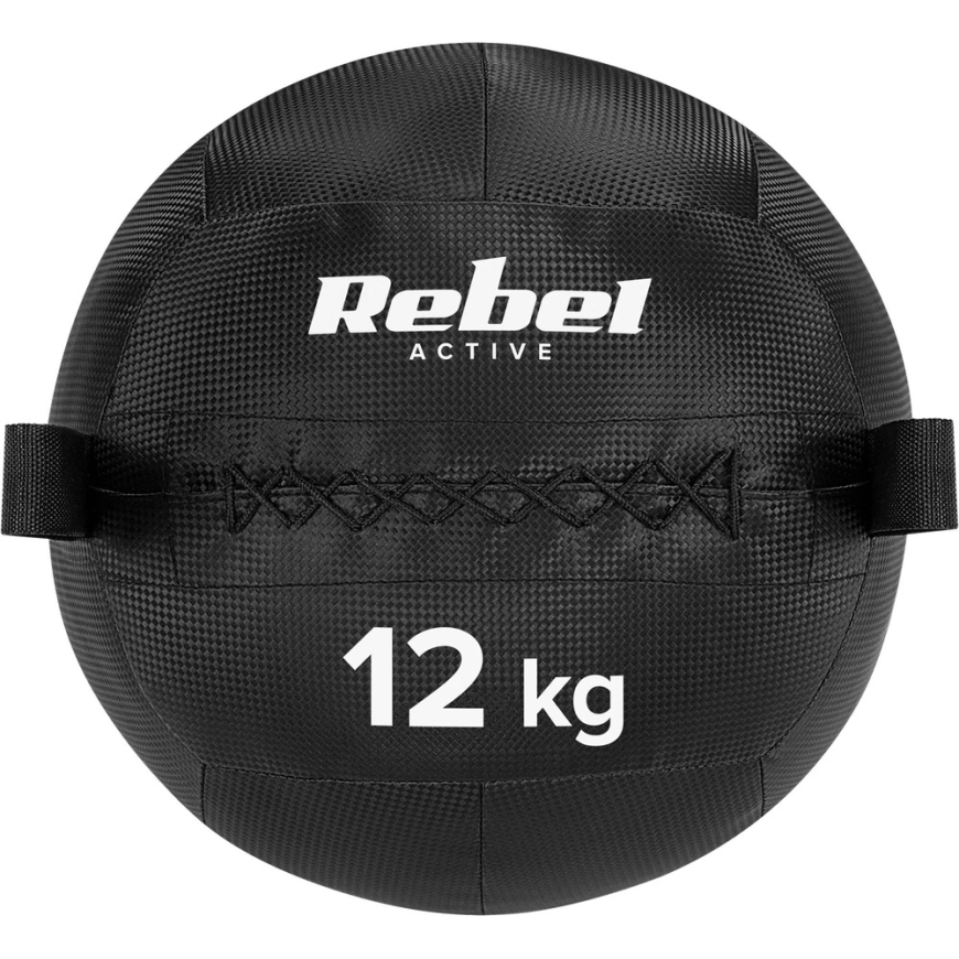 Medicininis kamuolys fitneso ir reabilitacijos pratimams, 12 kg, REBEL ACTIVE – 5