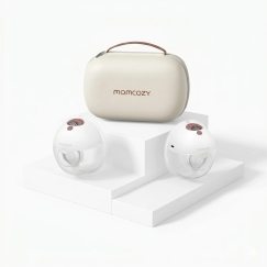 Momcozy M5 rinnapump koos rakenduse juhtimisega – topeltkomplekt Punane
