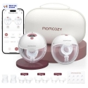 Momcozy M5 breast pump with app control – double set Red
