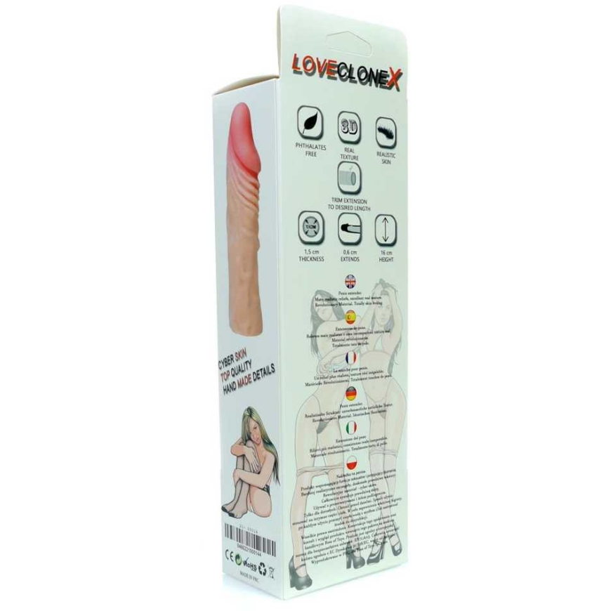 B Series Real B Series Realistic Penis Sleeve that Thickens the Penis – 3