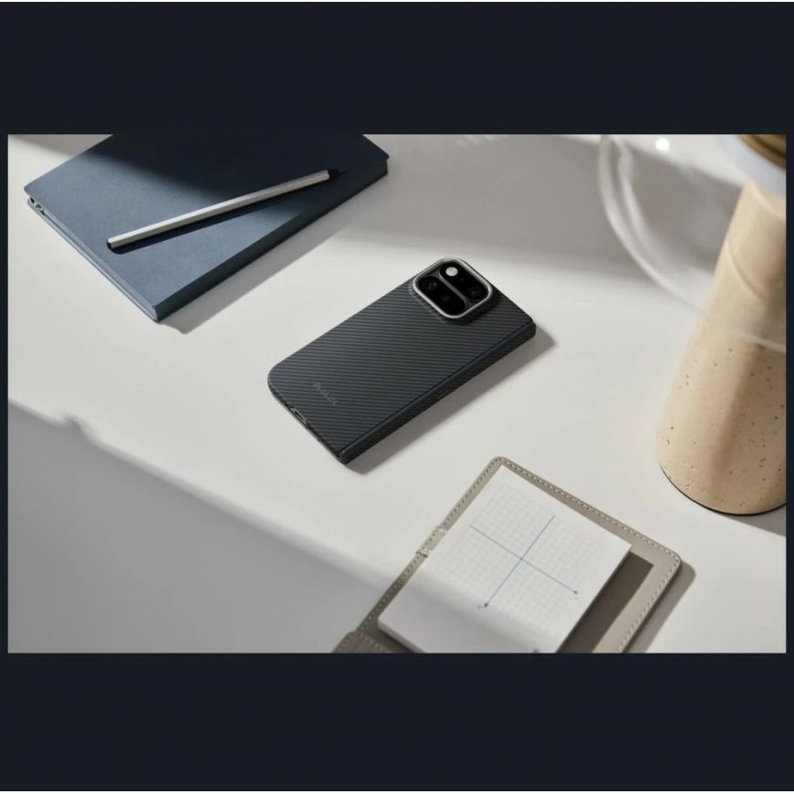 Чехол PITAKA Edge Case для Google Pixel 11 Pro черный серый – 4