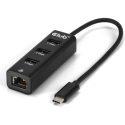 CLUB3D CSV-1549 jaotur USB tüüp-C 5000 Mbit/s Must