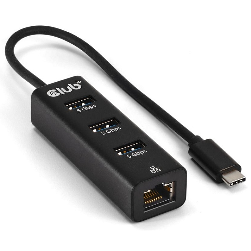 CLUB3D CSV-1549 jaotur USB tüüp-C 5000 Mbit/s Must – 3