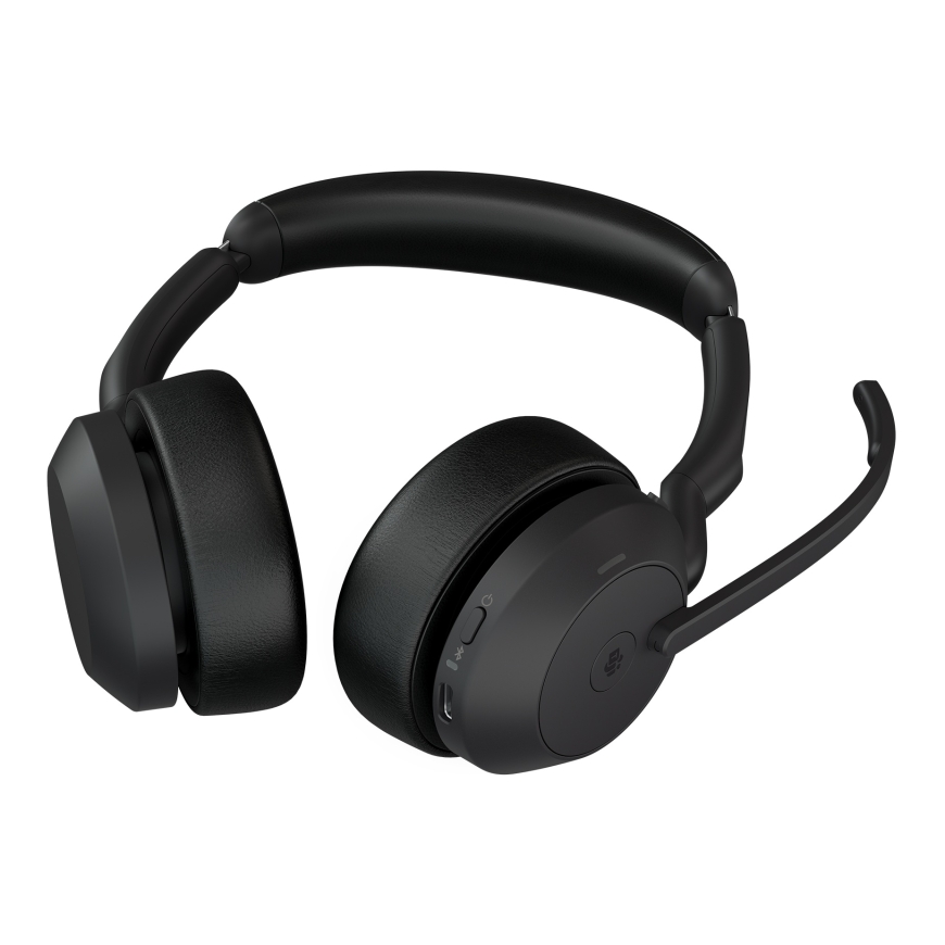 Jabra Evolve2 55 Austiņas Bezvadu Birojs / zvanu centrs USB Veids-C Bluetooth Uzlādes statīvs – 3