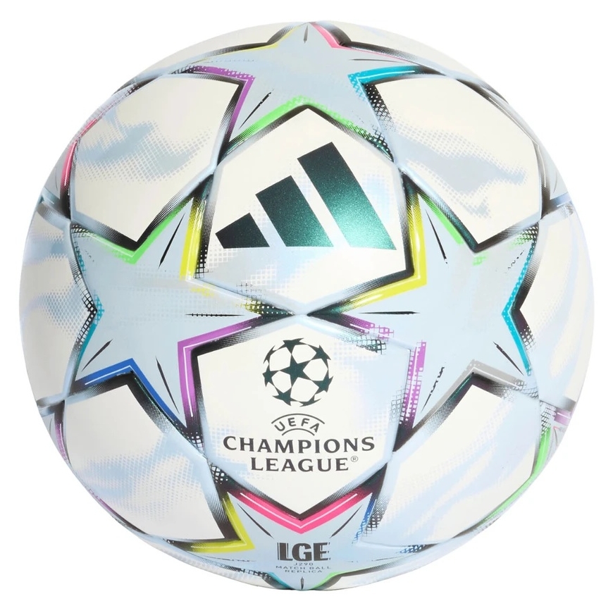 adidas UCL League J290 Soccer Ball 26/27 League Stage White and Blue KE9767 (4)