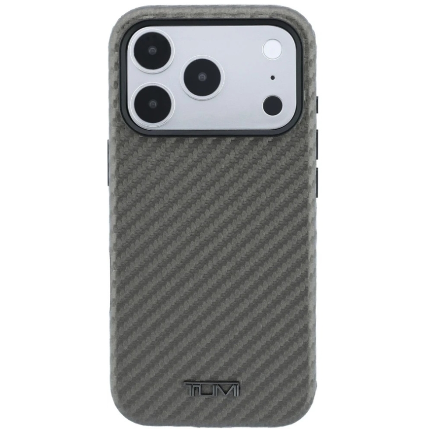 Tumi Carbon MagSafe Case for iPhone 18 Pro Max / 17 Pro Max, anthracite color – 4