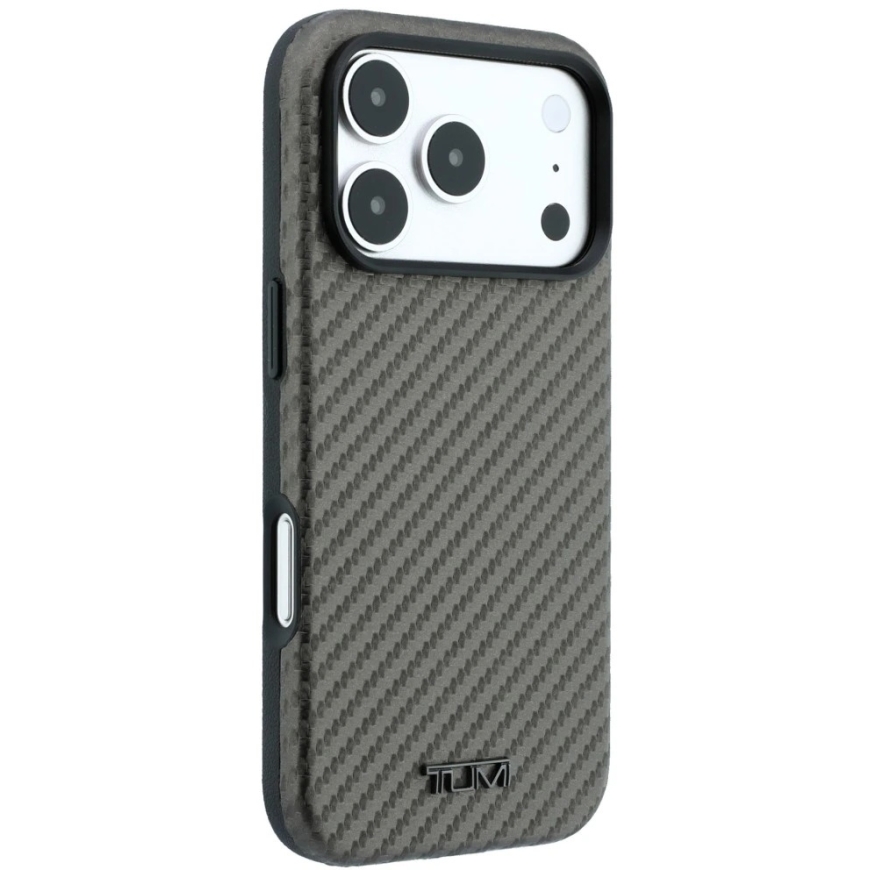 Tumi Carbon MagSafe Case for iPhone 18 Pro Max / 17 Pro Max, anthracite color – 5