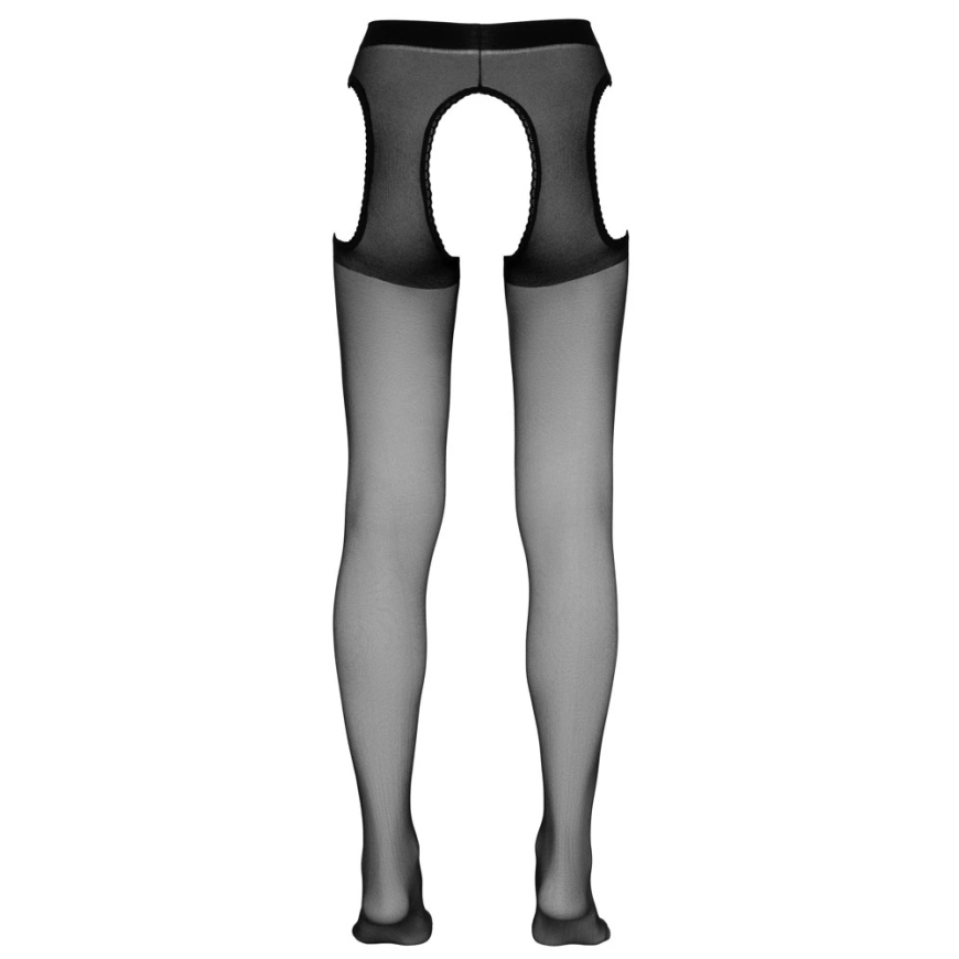 Cottelli Legwear Sex Tights mustad S/M – 2